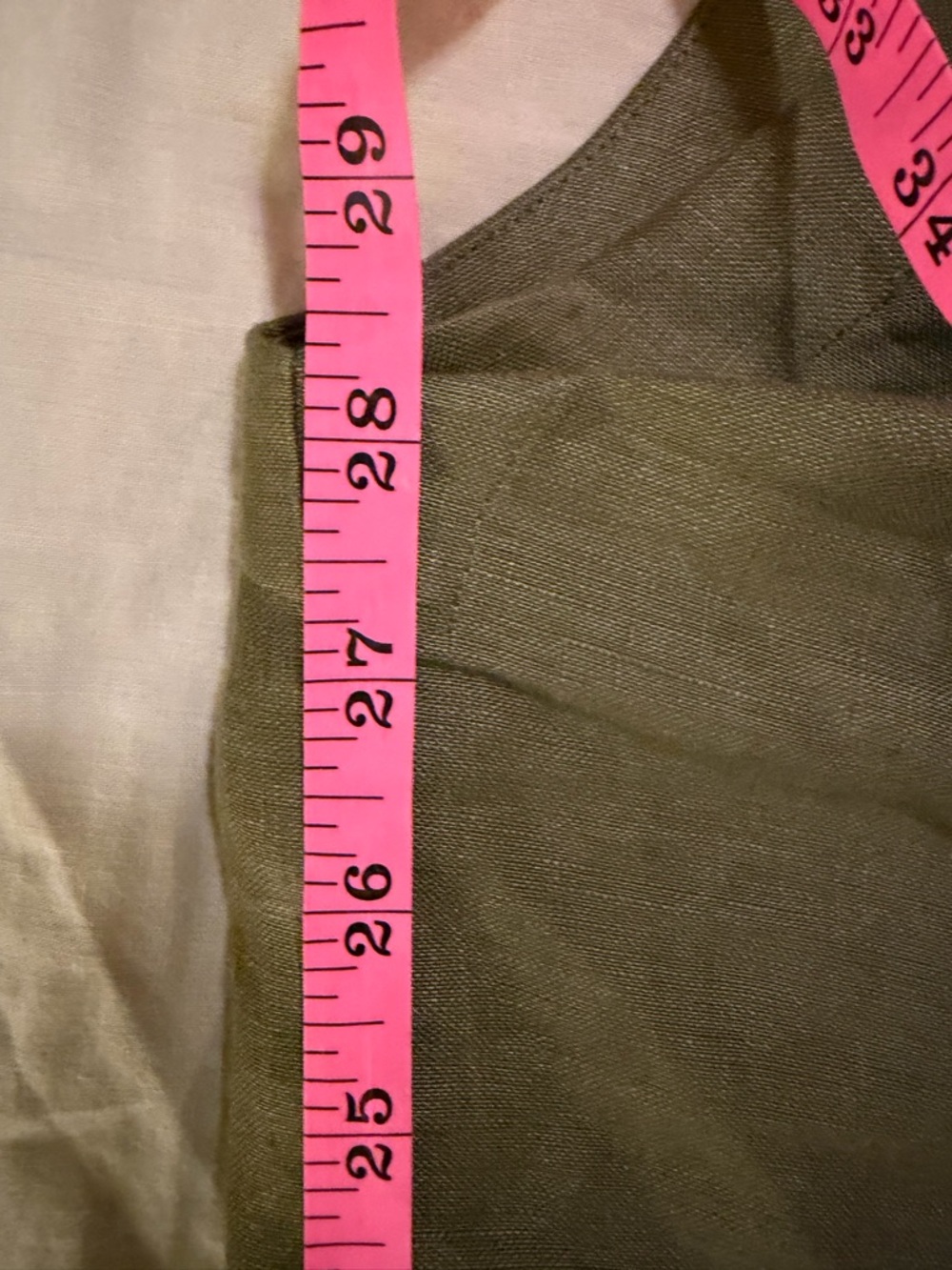 Olive Draped Open-Front Cardigan Sweater - Picture 13 of 14